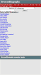 Mobile Screenshot of m.browsebiography.com